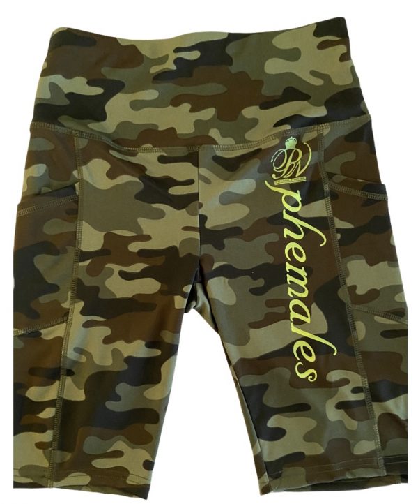 Camouflage 3 pc. Outfit - Phemales w/Chain (Lime Green) - Image 3