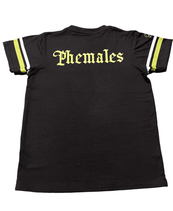 Black | Lime Green | White- Phemales "Skate Girl" Tee - Image 2